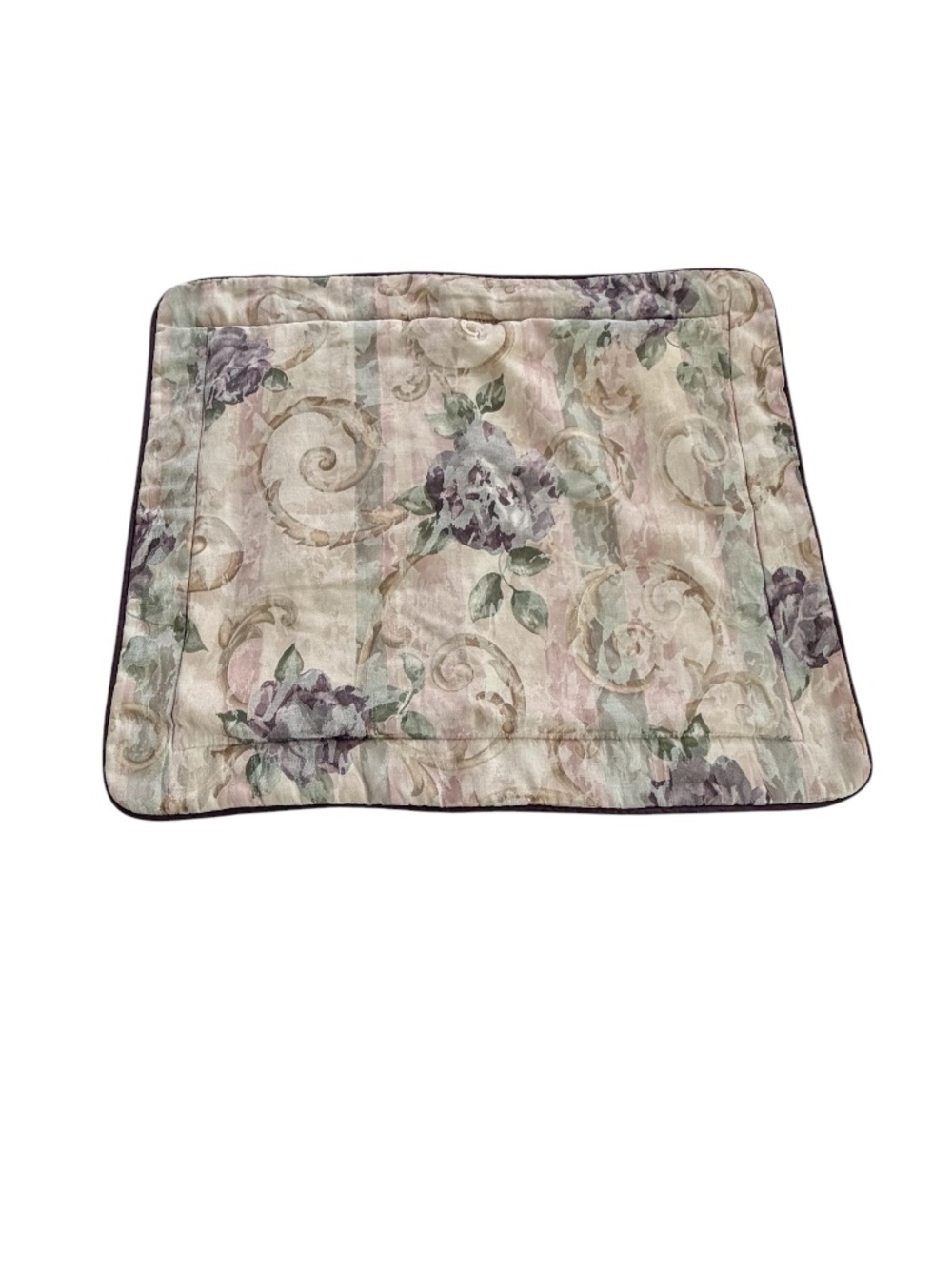 Croscill Chambord Cassis Amethyst Standard Pillow Sham Floral Vintage Cottage